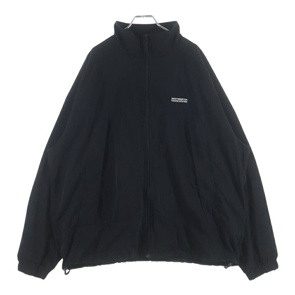 COOTIE PRODUCTIONS(クーティー プロダクションズ) 大きさ:L 22AW Raza Track Jacket ロゴタイプ刺しゅう 貨物自動車上衣 黒いこと CTE-22A204【中古】【座標軸A】【色合い黒いこと】【オンライン押さえる商いもの】