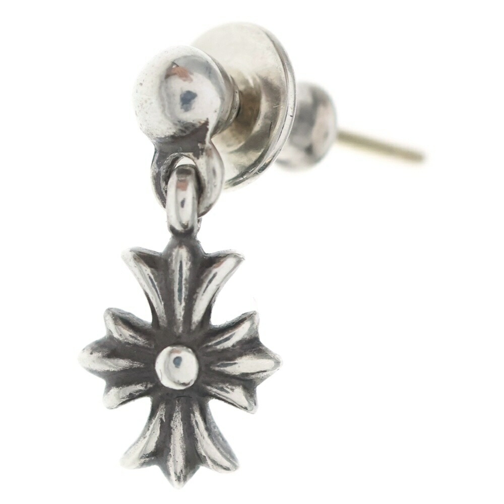 CHROME HEARTS(クロムハーツ) TNY E CH PLS タイニーE CHつけ加える 落っこちるピアス しろがね色 BCA119【中古】【度合いB】【色つやしろがね色】【取りまわしバス発着場BRING有楽町マルイ店】