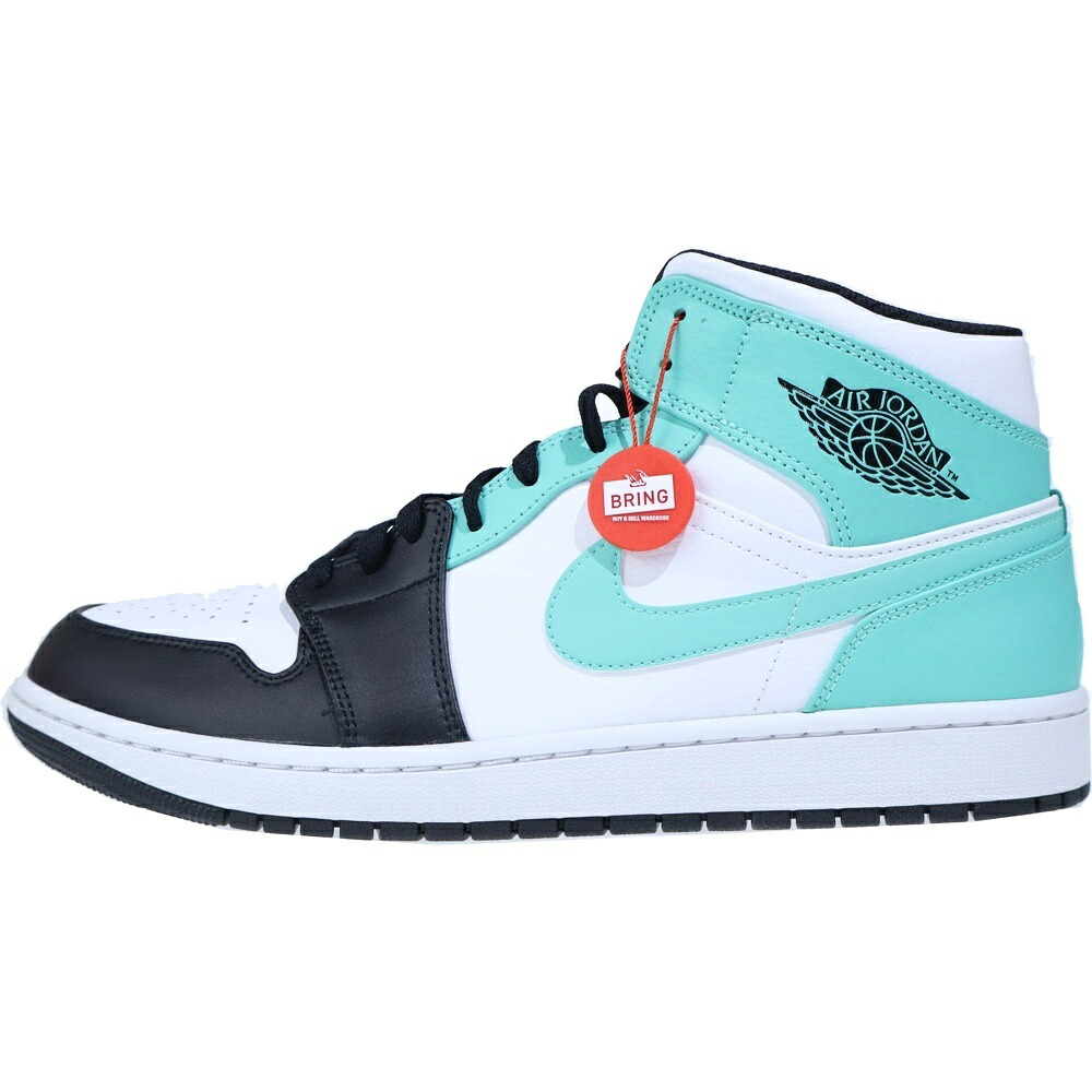 NIKE(ナイキ) サイズ:32.0cm AIR JORDAN 1 MID TROPICAL TWIST エアジョーダン1 トロピカルツイスト ミッドカットスニーカー ホワイト/ブルー US14/32cm 554724-132【新古品/中古】【程度S】【カラーホワイト】【取扱店舗BRING福岡天神店】|ブランド買取・販売 BRING