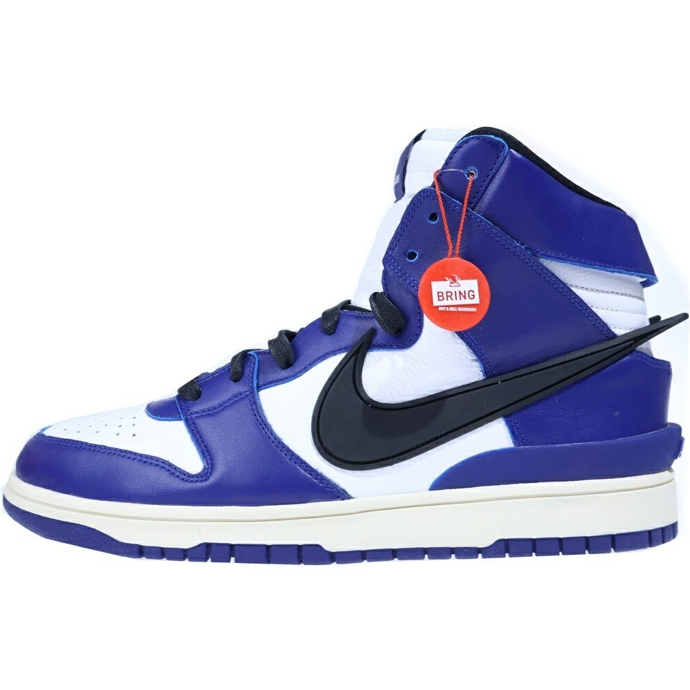 NIKE(ナイキ) 大きさ:30.0珊 ×AMBUSH DUNK HIGH DEEP ROYAL アンブッシュ ダンク ディープロイヤル ハイカットスニーカー 青碧/白いこと US12/30珊 CU7544-400【新古品/中古】【度合いS】【色つや青碧】【取りまわしバス発着場BRING福岡天神店】