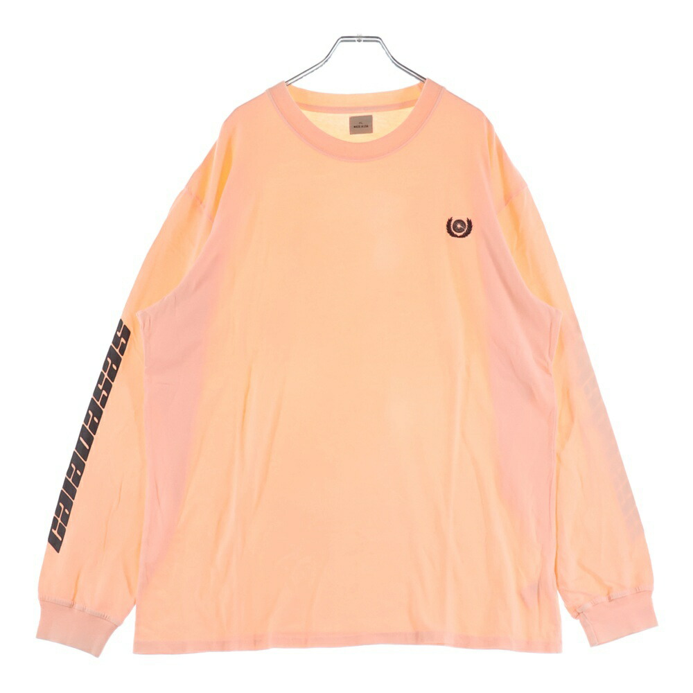YEEZY(生やさしい) 大いさ:XL ×CALABASAS LONG SLEEVE ×カラバサス 輪っか衣袂 袖刷り上げる長袖カットソー オレンジ色【中古】【座標軸A】【色合いオレンジ色】【取りまわしバス発着場BRING渋谷ANNEX店】