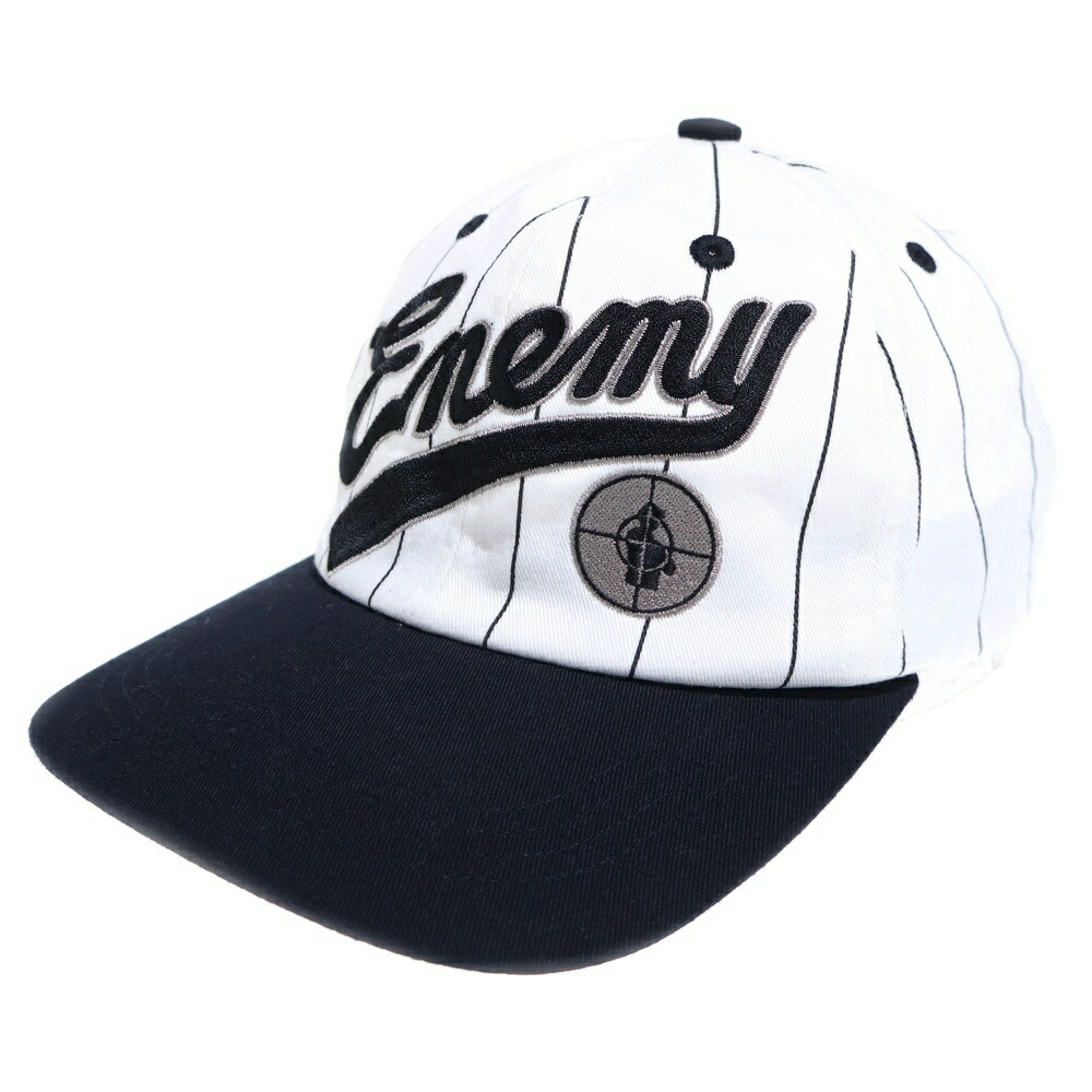 SAINT MICHAEL(セントマイケル) サイズ:OS 24AW PE CAP SNT ENEMY Public Enemy パブリックエネミー スナップバックキャップ SM-YS1-0000-C22 ホワイト【中古】【程度A】【カラーホワイト】【取扱店舗原宿】