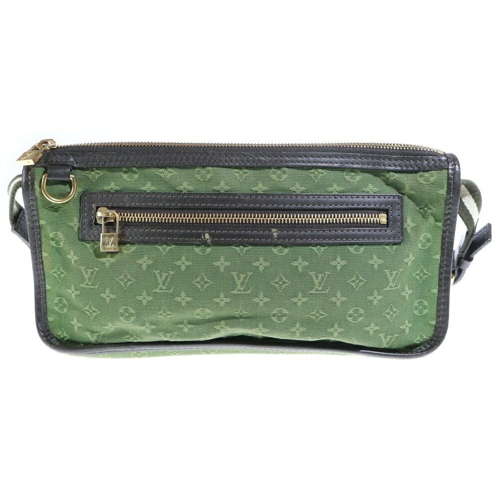 LOUIS VUITTON(ルイヴィトン) ルイヴィトン モノグラム ミニ ポシェットキャトリーン 一ショルダーバッグ カーキ 帆布 M92332【中古】【座標軸B】【色つやカーキ】【取りまわしバス発着場BRING WASTE_NOT】
