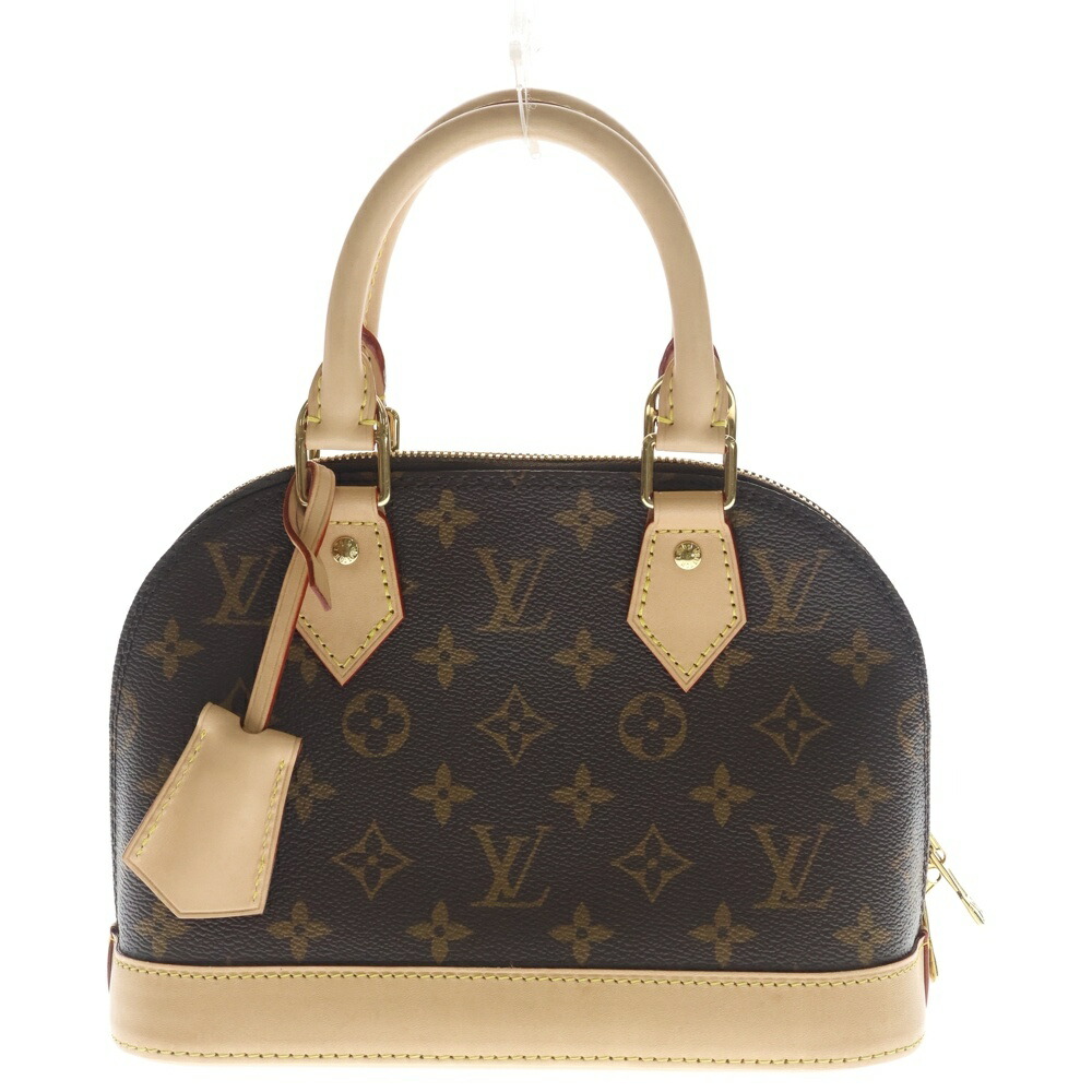 LOUIS VUITTON(ルイヴィトン) 大きさ:- モノグラム アルマBB 2WAY御徒面子 ショルダーバッグ ハンドバック 赤銅色 なめし革×PVC M46990 ゴールド金具【中古】【座標軸B】【色つや赤銅色】【取りまわしバス発着場BRING：RED新宿東口店】