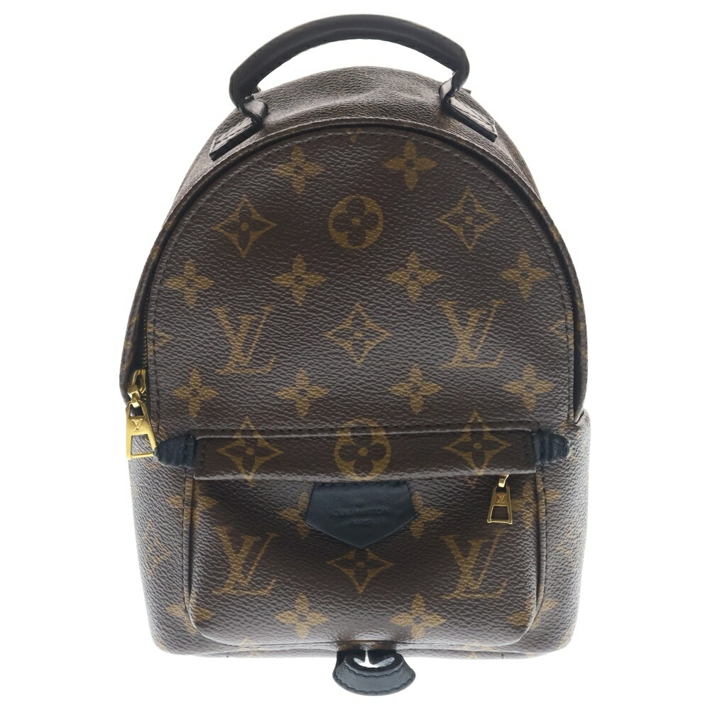 LOUIS VUITTON(ルイヴィトン) パームスプリングスMINI PVC なめし革 うしろ側容器に並べる 背嚢 ゴールド金具 赤銅色 M44873【中古】【度合いB】【色合い赤銅色】【取りまわしバス発着場BRING心斎橋店】 バッグ・小物・ブランド雑貨-レディースバッグ-バッグ