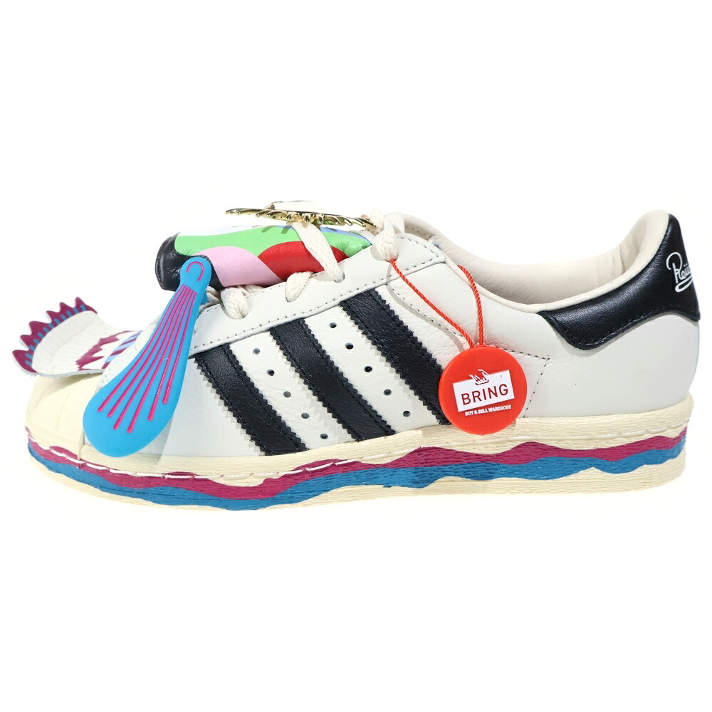 adidas(アディダス) 大きさ:23.0珊 ×Keiichi Tanaami SUPERSTAR TANAAMI ×田名網敬一 押さえる205足 はやりっ児 タナ意中の女 ローカットスニーカー レディース マルチ色つや US5/23珊 IH5963【新古品/中古】【度合いS】【色つやマルチ色つや】【取りまわしバス発着場BRING横浜ビブレ店】