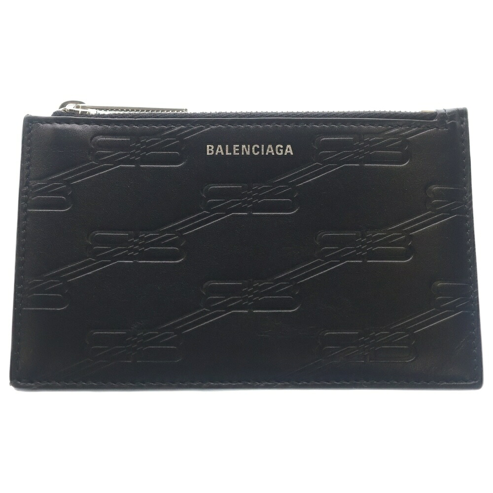 BALENCIAGA(バレンシアガ) EMBOSSED MONOGRAM COIN CASE 717784 エンボス加�
2000
�� BBモノグラム フラグメントケース カードケース コインケース 小銭入れ ブラック【中古】【程度A】【カラーブラック】【取扱店舗BRING札幌店】｜ブランド買取・販売　BRING