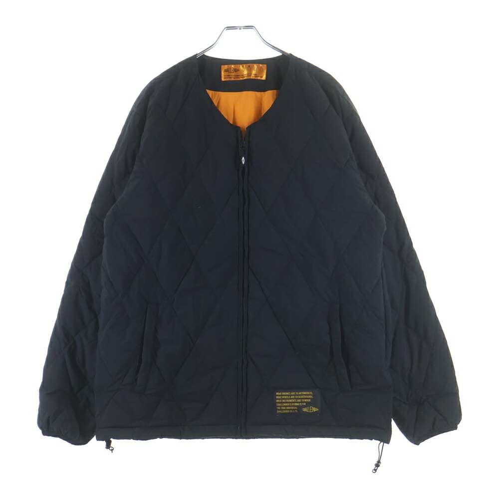 CHALLENGER(チャレンジャー) 大きさ:L FIELD DOWN JACKET 活動の領域 キルティング 落ちこむ上衣 黒いこと CLG-JK 024-012【中古】【度合いB】【色つや黒いこと】【オンライン押さえる商いもの】