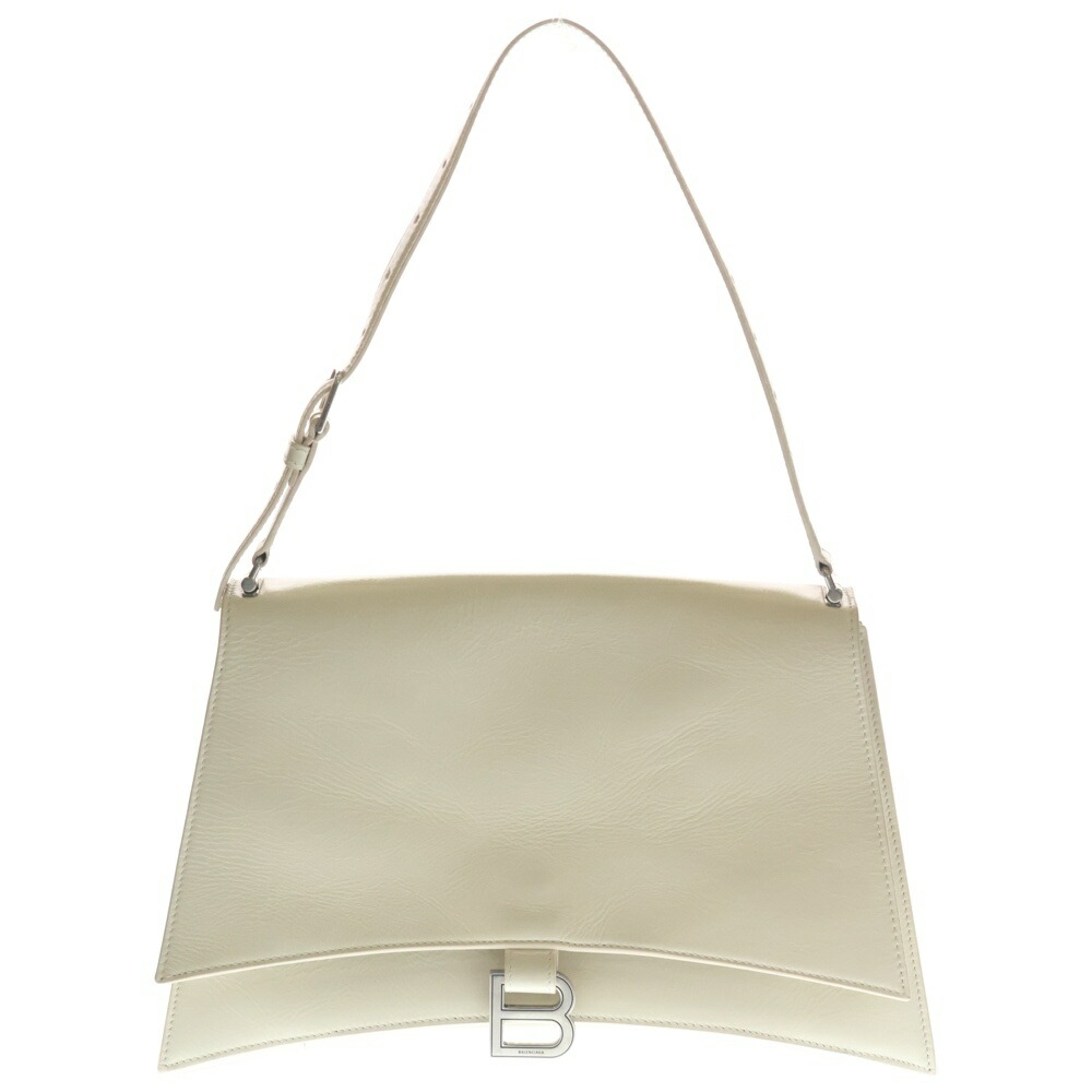 BALENCIAGA(バレンシアガ) 衝突 並み並み スリングショルダーバッグ 象牙色 レディース 765466【中古】【座標軸A】【色合いベージュ】【取りまわしバス発着場BRING亜米利加村店】