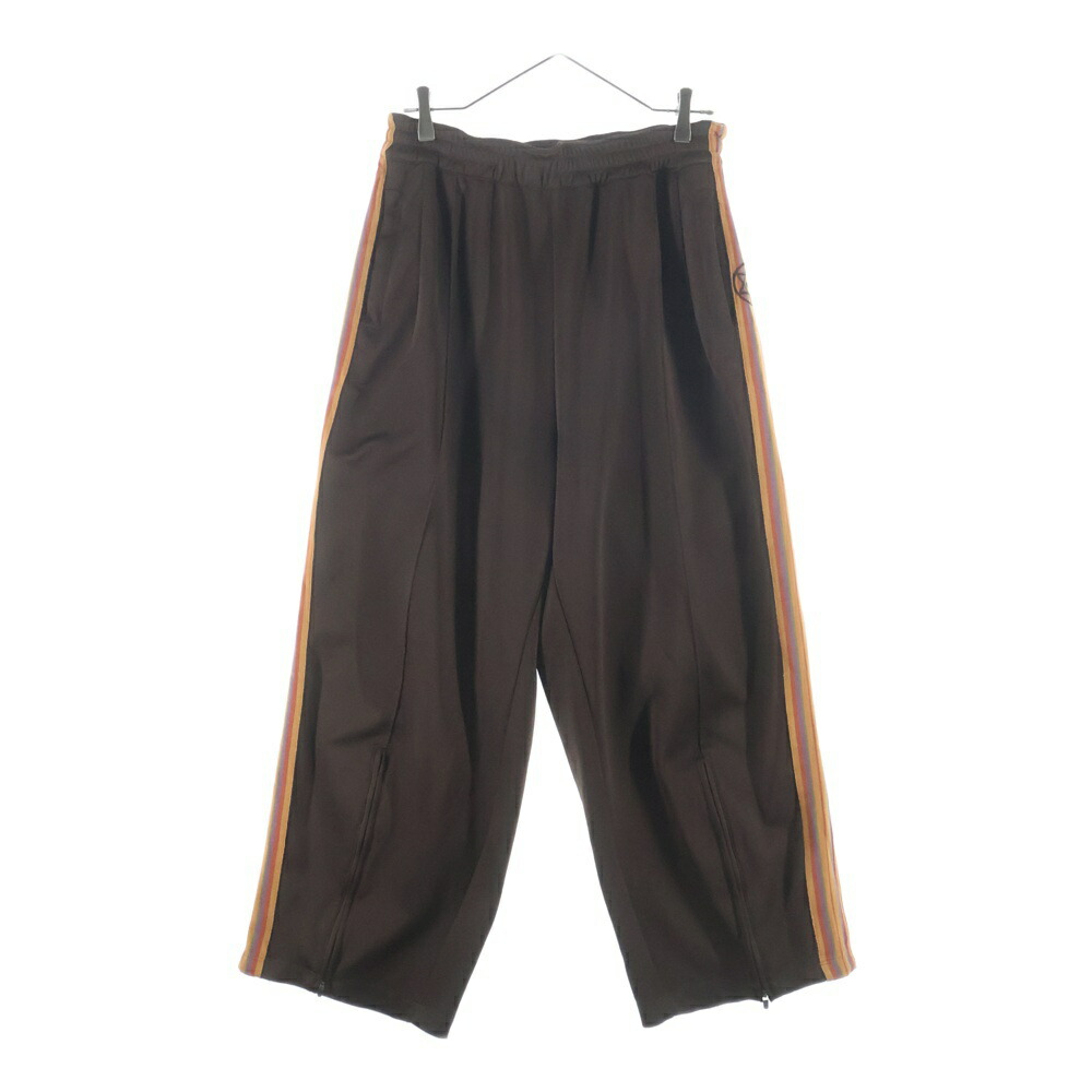 Leh(レー) 大きさ:M WIDE TRACK PANTS サイドラインワイドトラックパンツ LEH886 赤銅色【中古】【座標軸A】【色合い赤銅色】【取りまわしバス発着場BRING THRIFT CLOSET 幕張店】