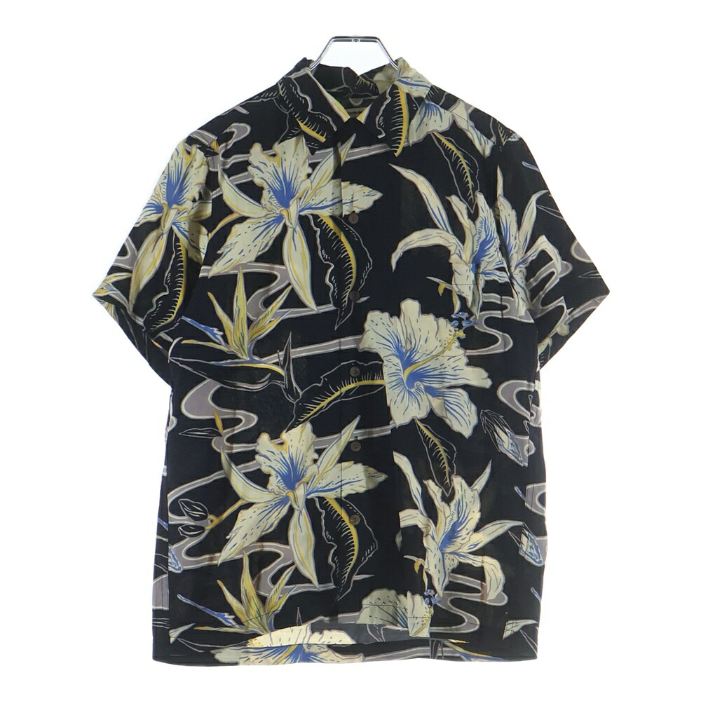 WACKO MARIA(ワコマリア) サイズ:XS 19SS HAWAIIAN S/S SHIRT ハワイアン アロハ 半袖シャツ ブラック【中古】【程度B】【カラーブラック】【取扱店舗BRING仙台店】｜ブランド買取・販売　BRING