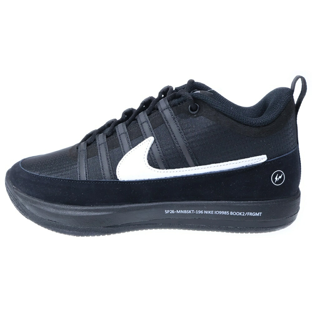 NIKE(ナイキ) 大きさ:26.5糎 ×FRAGMENT DESIGN BOOK2 ×フラグメントデザイン ローカットスニーカー 黒いこと US8.5/26.5糎【新古品/中古】【座標軸S】【色合い黒いこと】【取りまわしバス発着場BRING KICKS】