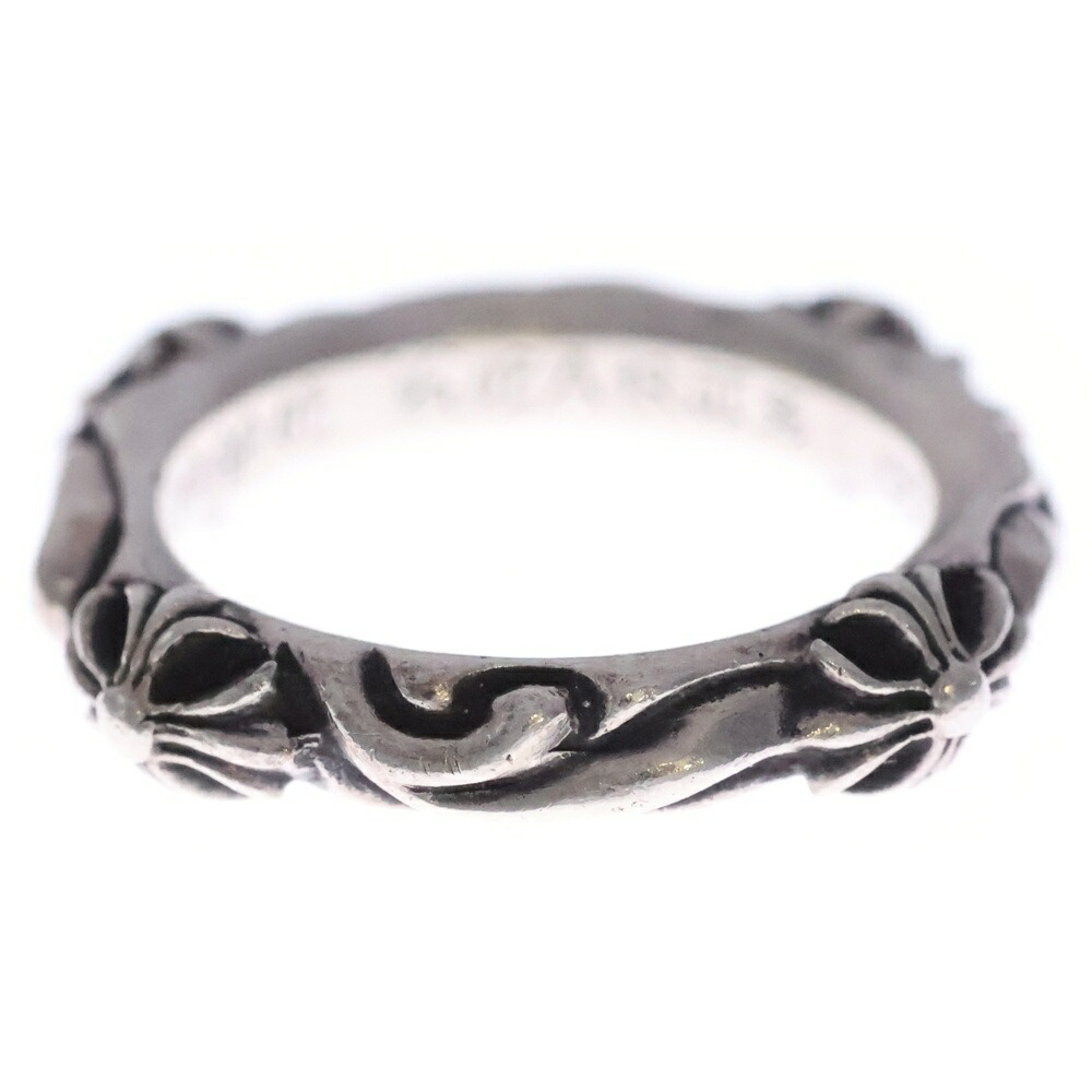 CHROME HEARTS(クロムハーツ) 大いさ:22.5号 SBT BAND SBT周波数帯域 しろがね色輪っか BCA345【中古】【座標軸B】【色合いしろがね色】【取りまわしバス発着場BRING梅田茶屋町店】