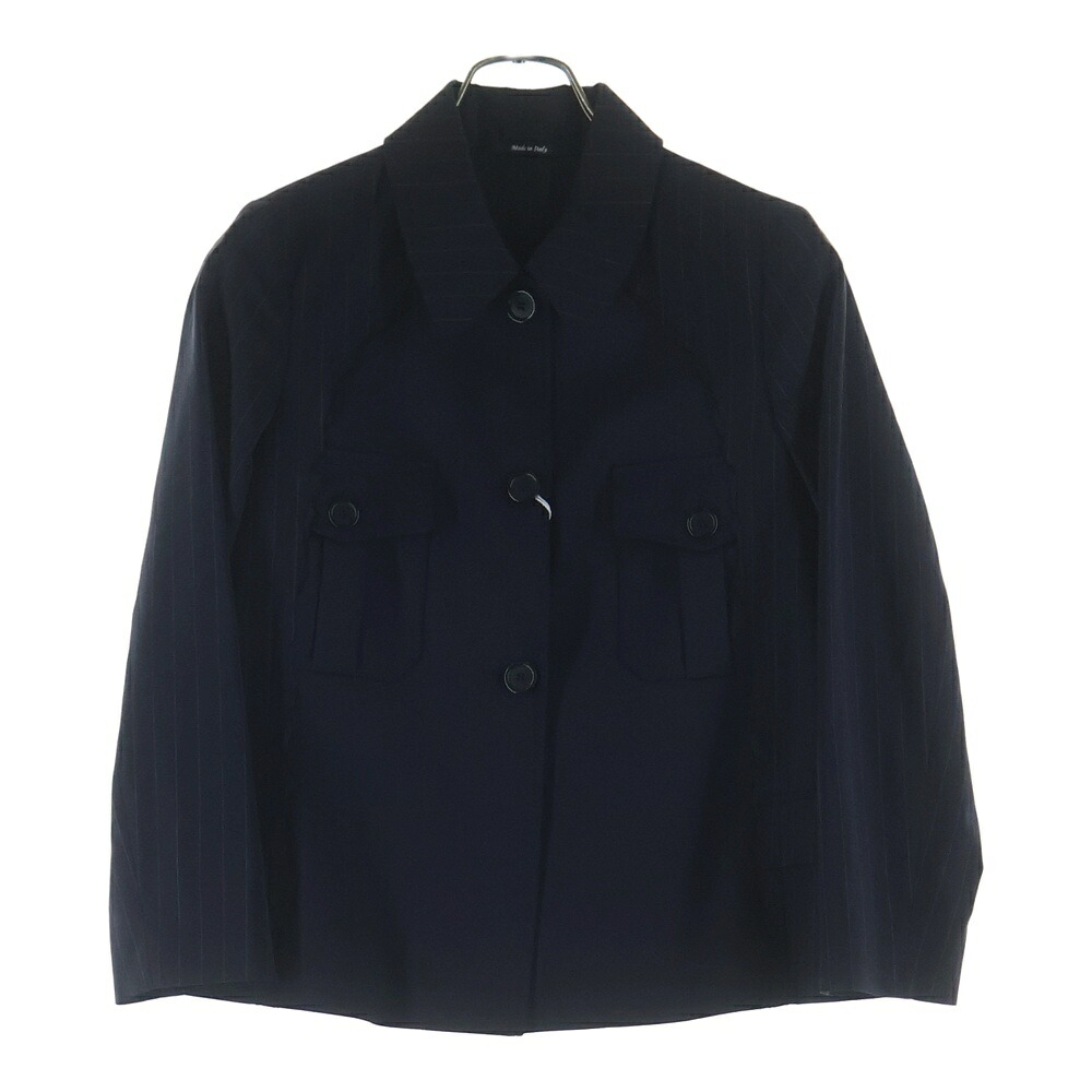 Maison Margiela(メゾンマルジェラ) 大きさ:38 17SS 羊毛 テーラードジャケット レディース 米国海軍 S51BN0270【新古品/中古】【座標軸S】【カラーネイビー】【取りまわしバス発着場新宿】