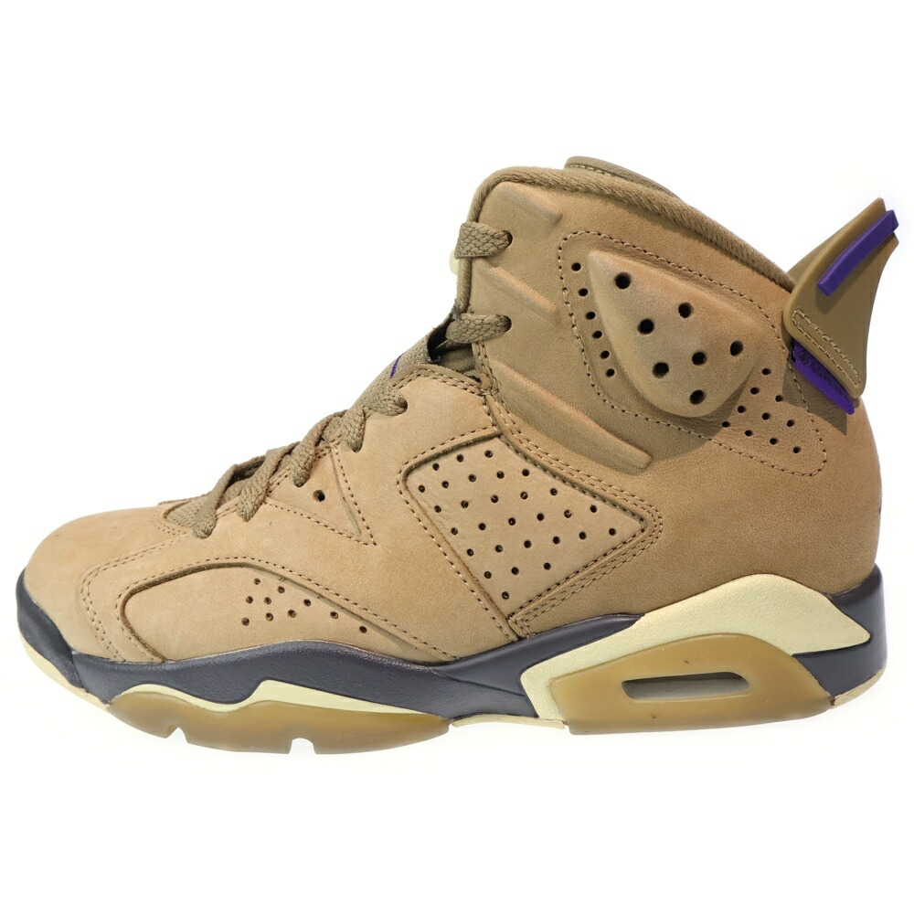 NIKE(ナイキ) サイズ:24.5cm WMNS AIR JORDAN 6 RETRO GORE-TEX BROWN KELP エア ジョーダン 6 レトロ ゴアテックス ケルプ ブラウン ハイカットスニーカー レディース FD1643-300【中古】【程度B】【カラーブラウン】【オンライン限定商品】