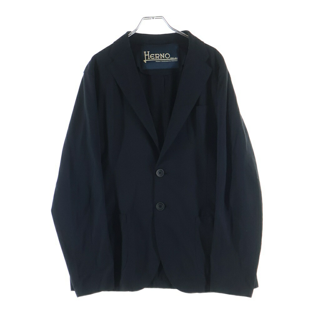 HERNO(地獄ノ) 大きさ:50 撥水 ナイロン 伸ばすこと GA0091U-12359S-9300 2B テーラードジャケット 米国海軍【中古】【座標軸B】【カラーネイビー】【取りまわしバス発着場BRING福岡天神店】