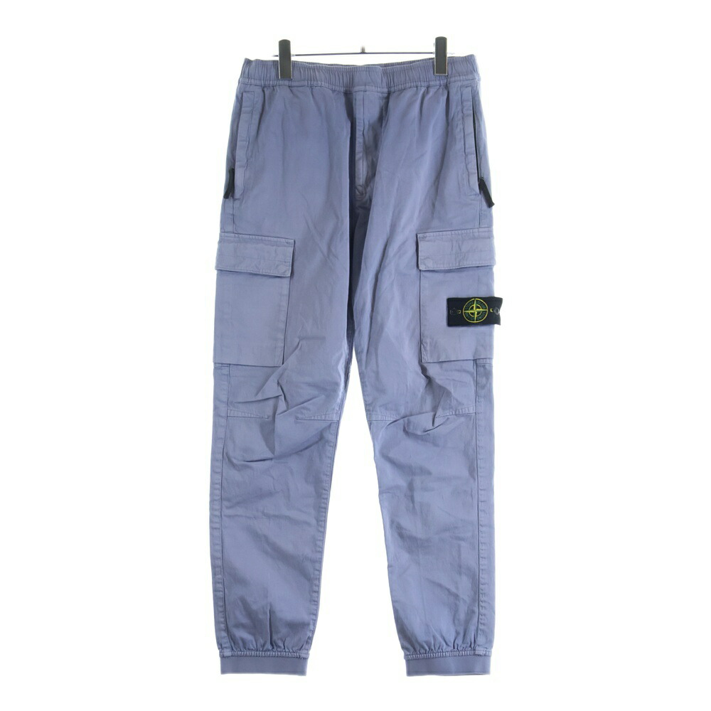 STONE ISLAND(ストーンアイランド) 大きさ:32 TYPE RE-T Cargo Pants ロゴタイプ紋章 カーゴパンツ パープル 791531314【中古】【座標軸A】【カラーパープル】【取りまわしバス発着場原宿】