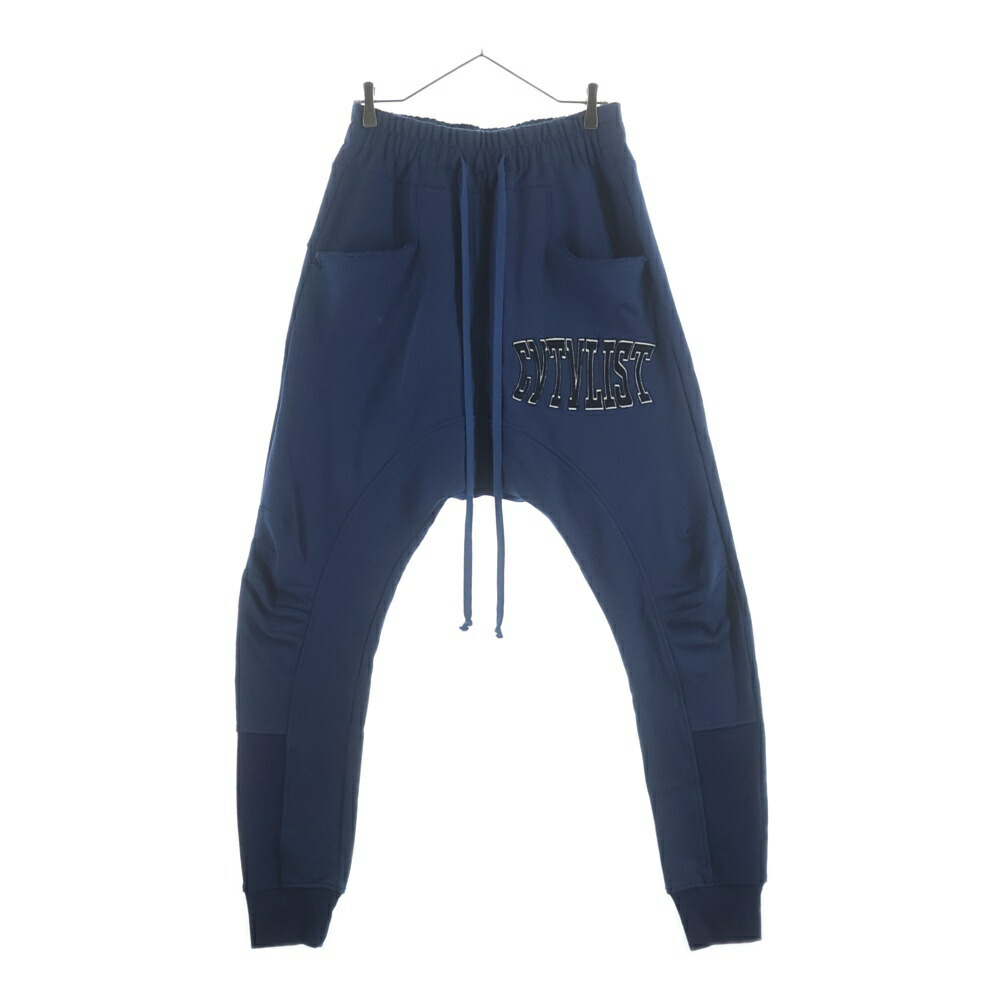 cvtvlist(カタリスト) 大きさ:1 25SS OSK EXCLUSIVE USUAL PANTS ユージュアルパンツ サルエルスウェットパンツ 刺しゅう青写真 青色 2501010401【中古】【座標軸B】【色合い青色】【取りまわしバス発着場BRING梅田茶屋町店】