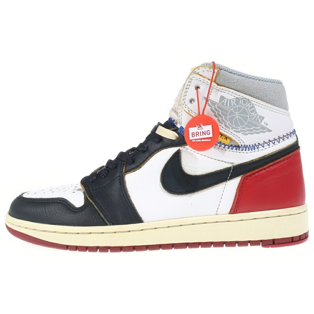 NIKE(ナイキ) 大きさ:27.5糎 ×UNION AIR JORDAN 1 RETRO HI NRG BV1300-106 単位労働組合 エアジョーダン1 ハイカットスニーカー 赤いこと BV1300-106 US9.5/27.5糎【中古】【座標軸A】【色合い赤いこと】【取りまわしバス発着場BRING KICKS】