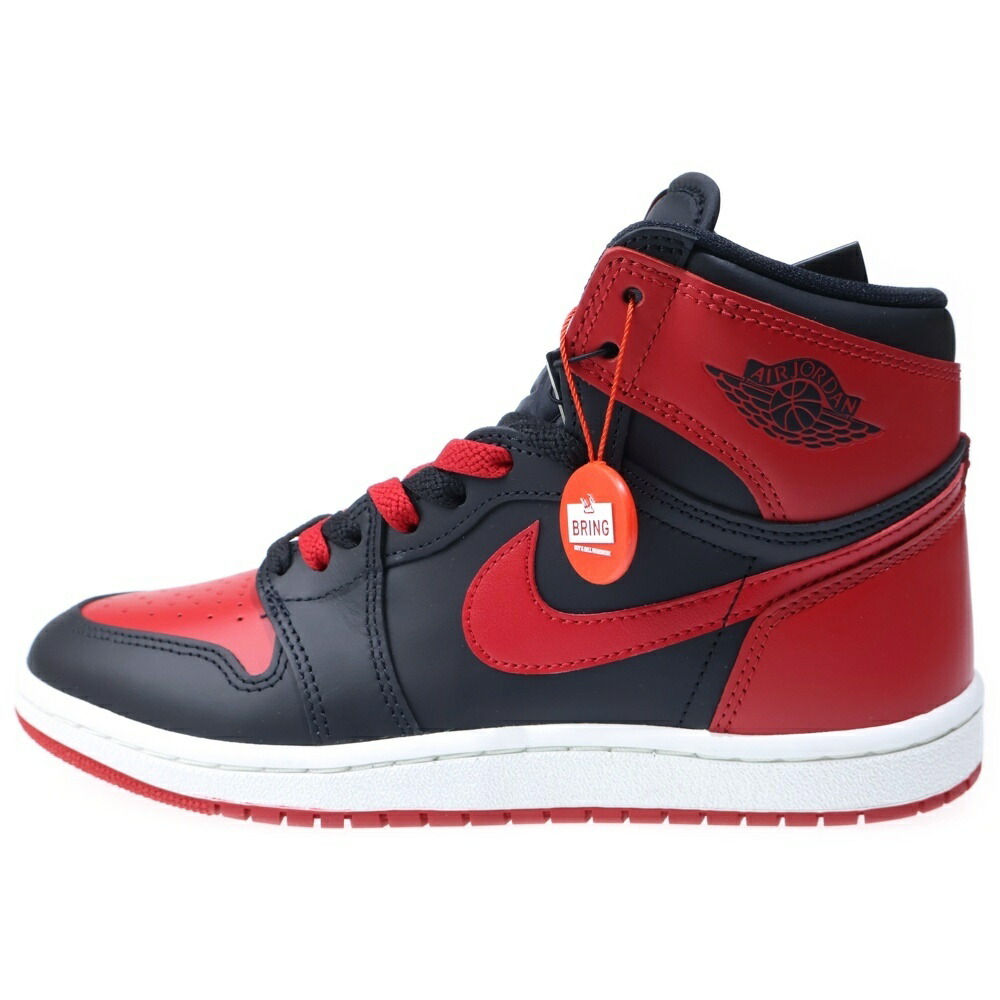 NIKE(ナイキ) 大きさ:27.0珊 AIR JORDAN 1 HIGH 85 BRED エアジョーダン 1 85 食パン ハイカットスニーカー 黒いこと/赤いこと US9/27珊 HV6674-067【新古品/中古】【度合いS】【色つや黒いこと】【取りまわしバス発着場BRING KICKS】