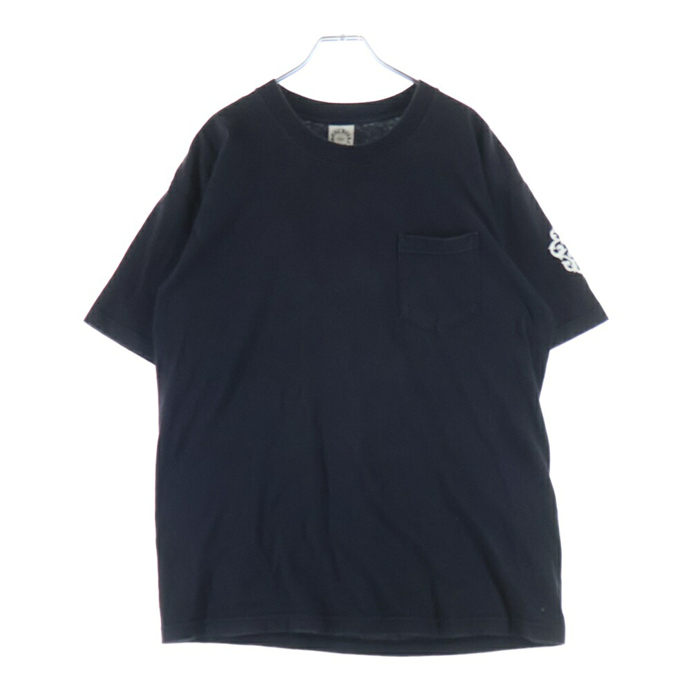 CHROME HEARTS(クロムハーツ) 大きさ:L OLD Dagger Tee 年寄りの模範例 袖ダガープリント 衣嚢 労働者の一団素っ首半袖プルオーバーカットソー 黒いこと【中古】【座標軸B】【色つや黒いこと】【取りまわしバス発着場BRING札幌店】