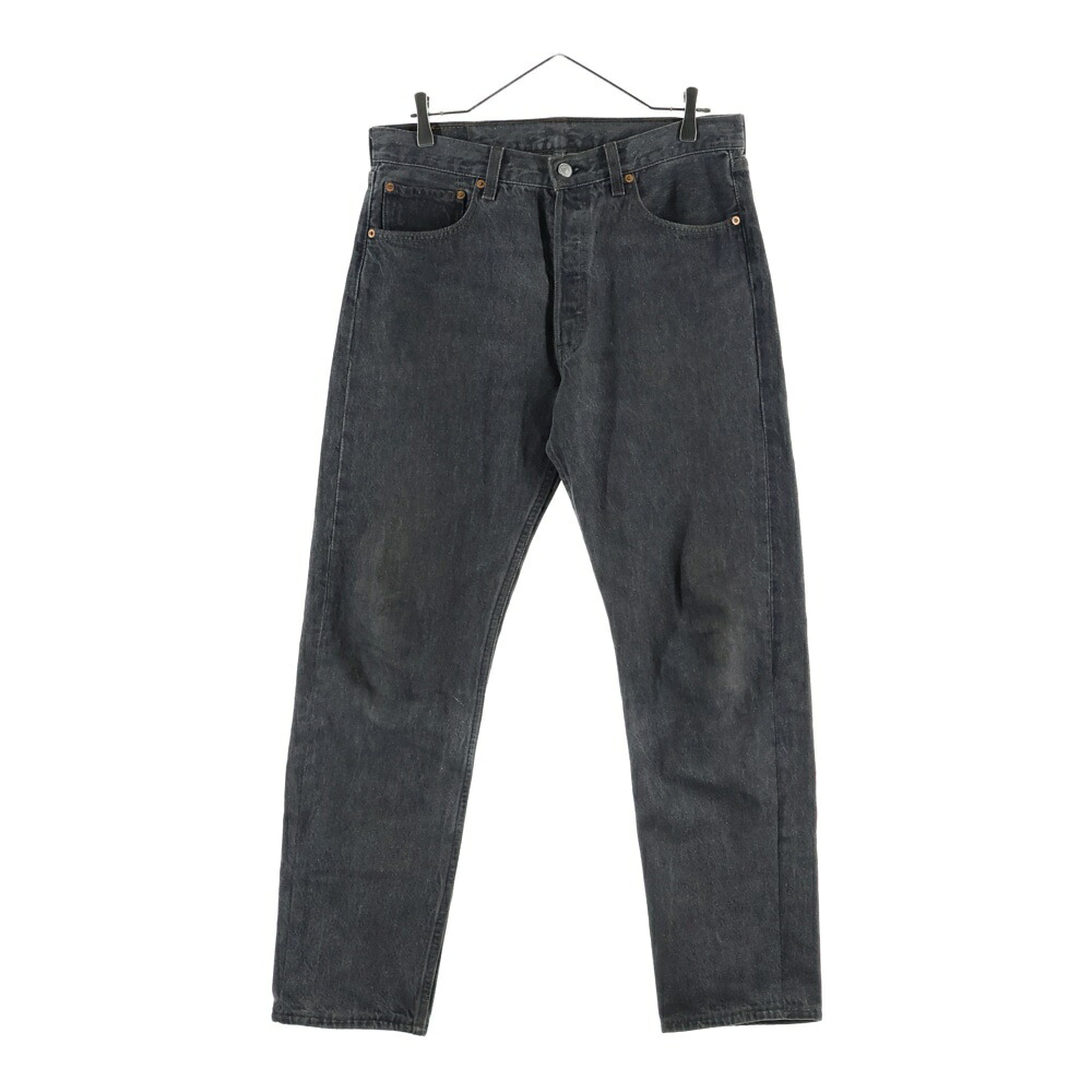 Levi's(リーバイス) サイズ:実寸W33/L30 90S 501 スモールe 先染め USA製 ボタンフライ デニムパンツ ブラック【中古】【程度B】【カラーブラック】【取扱店舗AWESOME高円寺店】|ブランド買取・販売 BRING