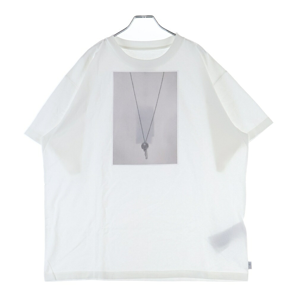 MM6 Maison Margiela(エムエムシックスメゾンマルジェラ) 大いさ:M 26SS キーフォトプリント半袖ティーシャツ SH0GC0068 白いこと【新古品/中古】【度合いS】【色合い白いこと】【取りまわしバス発着場BRING有楽町マルイ店】 メンズファッション-Tシャツ・カットソー