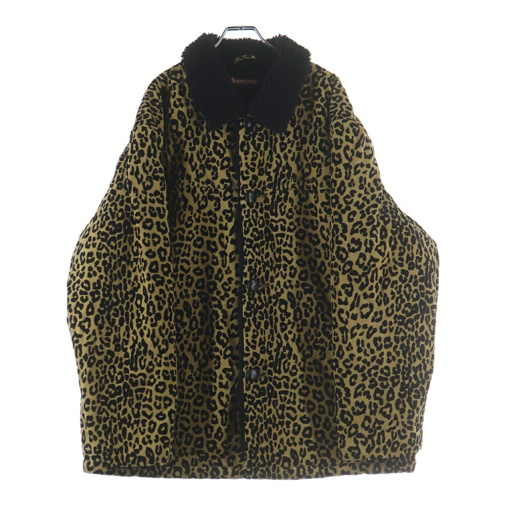 SUPREME(シュプリーム) サイズ:XL 24AW Kindermann Uncut Corduroy Car Coat キンダーマン ボアカーコート ジャケット レオパード ブラウン【新古品/中古】【程度S】【カラーブラウン】【取扱店舗BRING横浜ビブレ店】｜ブランド買取・販売　BRING