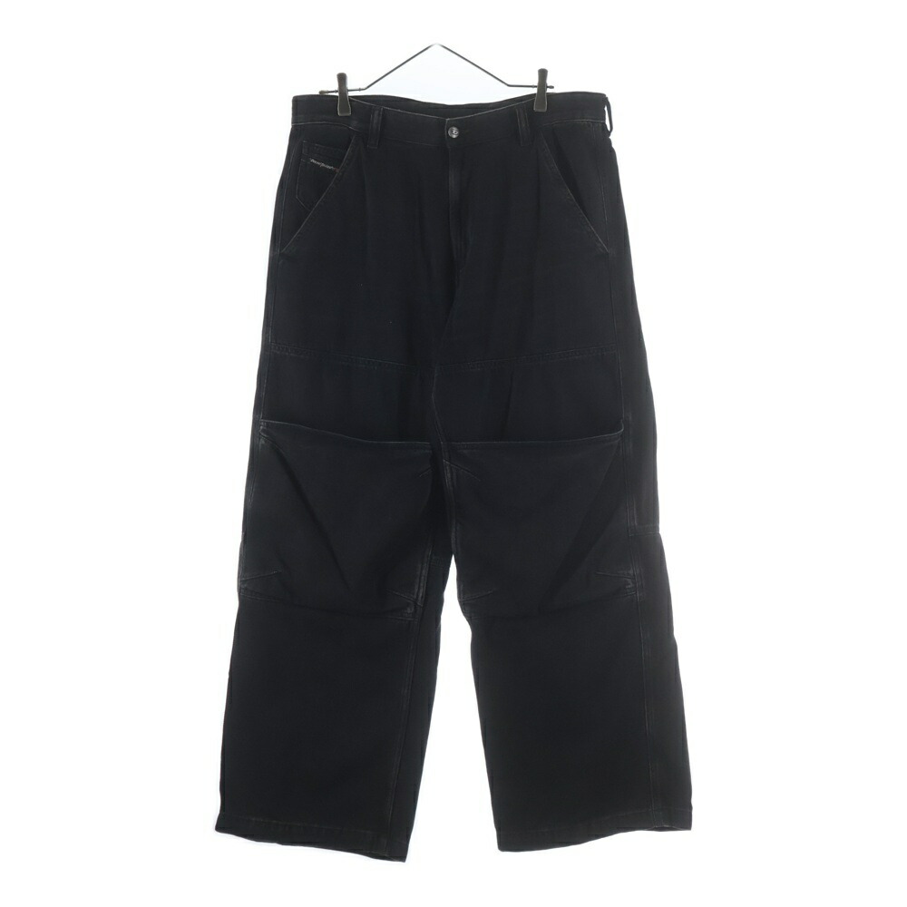 DIESEL(ディーゼル) 大きさ:32 D-SHIFT ダブルニー 広々とした ジーンズズボン下 黒いこと A17295【中古】【座標軸A】【色つや黒いこと】【取りまわしバス発着場BRING横浜ビブレ店】