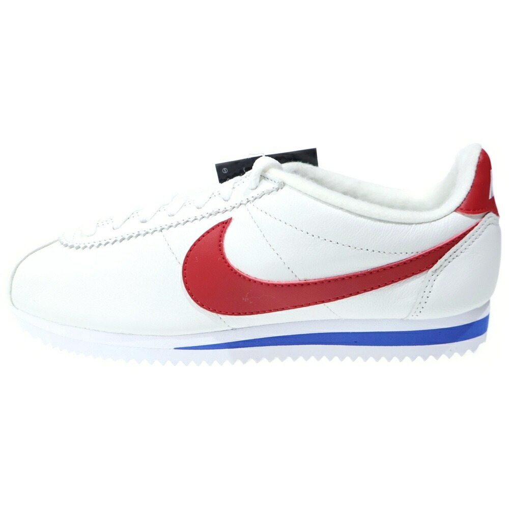 NIKE(ナイキ) サイズ:US7/25cm CLASSIC CORTEZ Forrest Gump クラシックコルテッツ フォレストガンプ ローカットスニーカー シューズ ホワイト/レッド/ブルー 902801-100【中古】【程度A】【カラーホワイト】【オンライン限定商品】｜ブランド買取・販売　BRING