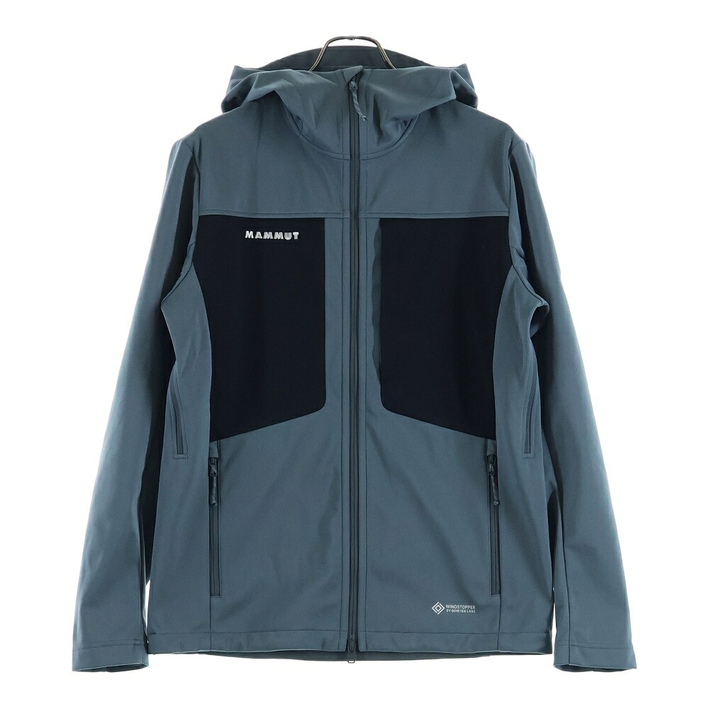 MAMMUT(マムート) サイズ:M アルティメイト 8 ソフトシェル フーデッド ジャケット アジアンフィット 1011-02650 グレー【中古】【程度A】【カラーグレー】【取扱店舗BRING福岡天神店】|ブランド買取・販売 BRING
