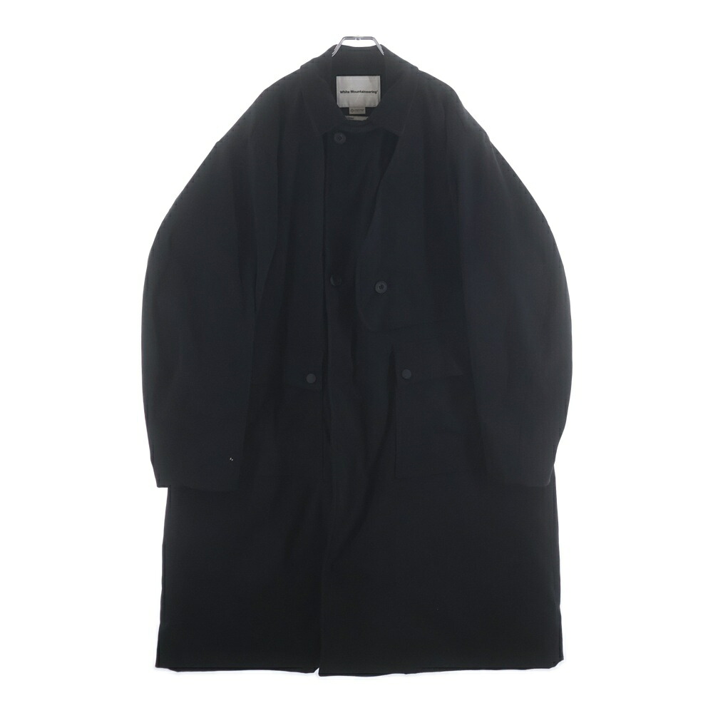 White Mountaineering(ホワイトマウンテニアリング) サイズ:2 WINDSTOPPER STRETCH COAT WM2473211 ウィンドストッパー ストレッチロングコート ブラック【中古】【程度B】【カラーブラック】【オンライン限定商品】|ブランド買取・販売 BRING
