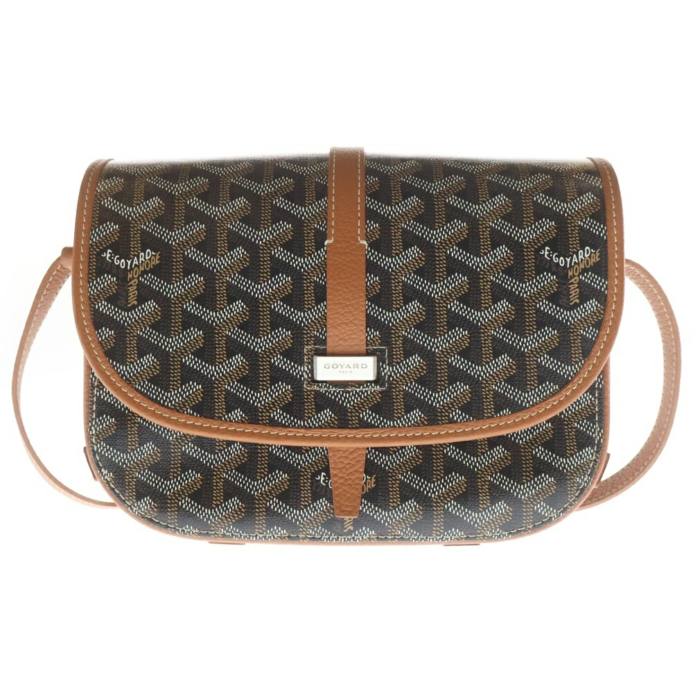 GOYARD(ゴヤール) ゴヤール ベルヴェデーレPM ショルダーバック 赤銅色 PVCなめし革【中古】【座標軸B】【色合い赤銅色】【取りまわしバス発着場BRING梅田茶屋町店】