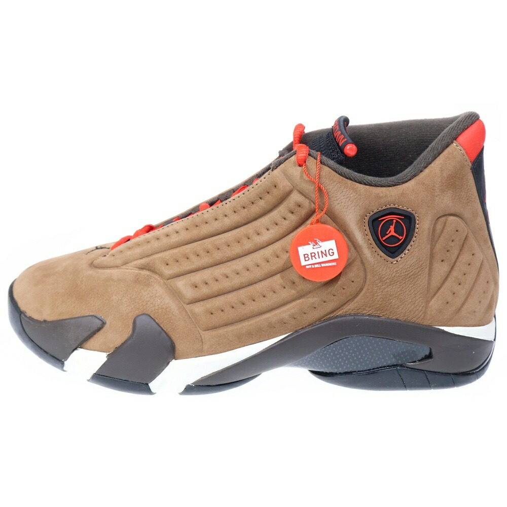 NIKE(ナイキ) 大きさ:28.5珊 AIR JORDAN 14 Winterized エアジョーダン14 ウィンターライズド レースアップミッドカットスニーカー 赤銅色 US10.5/28.5珊 DO9406-200【新古品/中古】【度合いS】【色つや赤銅色】【オンライン押さえる商いもの】