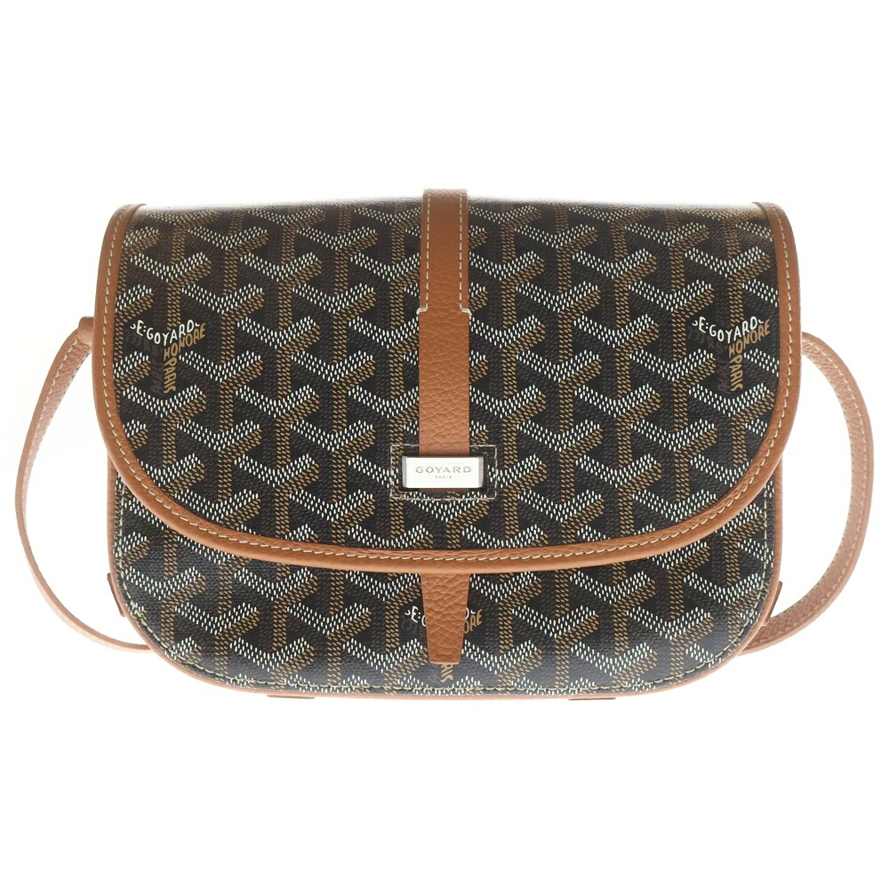 GOYARD(ゴヤール) ゴヤール ベルヴェデーレPM ショルダーバック 赤銅色 PVCなめし革【中古】【座標軸B】【色つや赤銅色】【取りまわしバス発着場BRING WASTE_NOT】