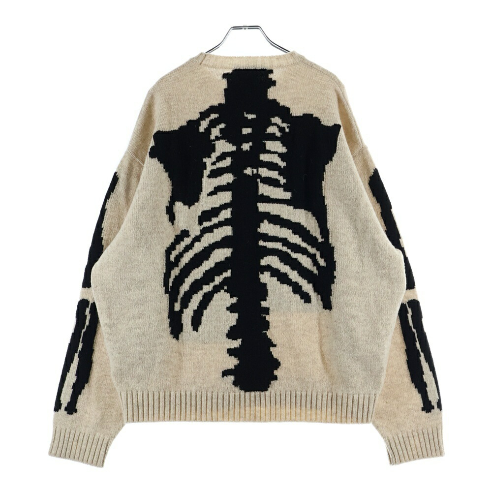 KAPITAL(かしら文字) 大きさ:1 5G 毛糸 BONE 労働者の一団のど頚 編み物 プルオーバー ボーン ベージュ EK-1537KNA【中古】【座標軸B】【色合いベージュ】【取りまわしバス発着場BRING神殿店】