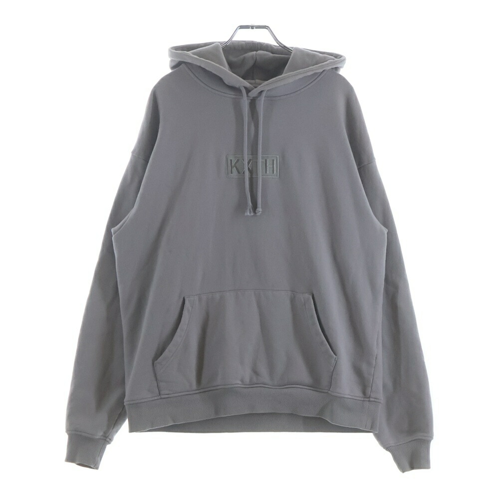 KITH(キス) サイズ:M Cyber Monday Hoodie Barley プルオーバー パーカー フーディー グレー KHM030148【中古】【程度B】【カラーグレー】【取扱店舗BRING梅田茶屋町店】｜ブランド買取・販売　BRING