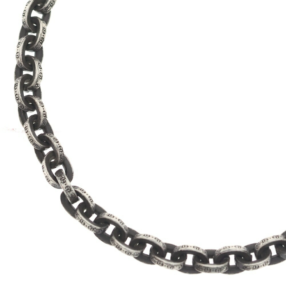 CHROME HEARTS(クロムハーツ) 大いさ:20.0inch PAPER CHAIN 20 ペーパーチェーンネックレス 20inch しろがね色BCA087【中古】【座標軸B】【色合いしろがね色】【取りまわしバス発着場BRING梅田茶屋町店】