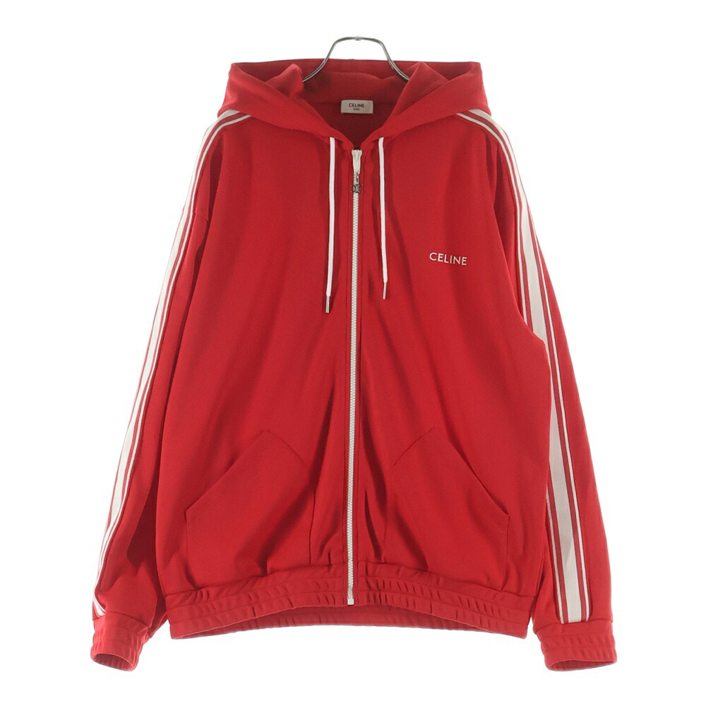 CELINE(セリーヌ) サイズ:S 23SS トリオンフ トラックスーツ ジップアップ ジャケット レッド 2Y58B121O.27OW【中古】【程度A】【カラーレッド】【オンライン限定商品】|ブランド買取・販売 BRING