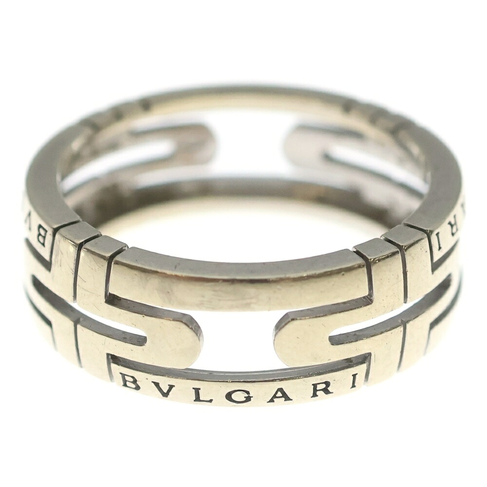 BVLGARI(ブルガリ) 大きさ:23.0号 パレンテシ 750 指環 しろがね色【中古】【度合いB】【色つやしろがね色】【取りまわしバス発着場BRING心斎橋店】