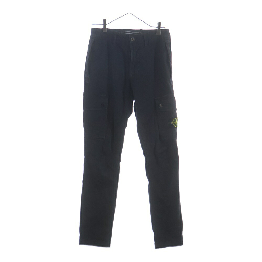 STONE ISLAND(ストーンアイランド) 大きさ:28 OLD EFFECT 7715303L1 年寄りの効果 姿勢衣嚢 カーゴパンツ 黒いこと【中古】【座標軸B】【色つや黒いこと】【取りまわしバス発着場BRING KICKS】