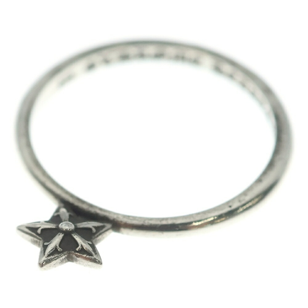 CHROME HEARTS(クロムハーツ) 大きさ:13.5号 BUBBLEGUM STAR SU バブルガムスタースタンドアップ 輪っか しろがね色【中古】【度合いB】【色つやしろがね色】【取りまわしバス発着場OneStyle名古屋運動場店】