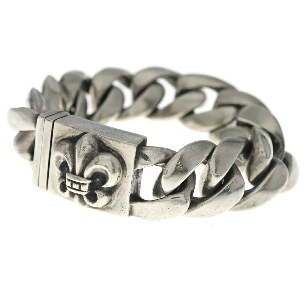 CHROME HEARTS(クロムハーツ) CLSC LRG3/BSフレアラージボックスID 11LINK 腕輪 しろがね色【中古】【座標軸B】【色合いしろがね色】【取りまわしバス発着場OneStyle新宿店】