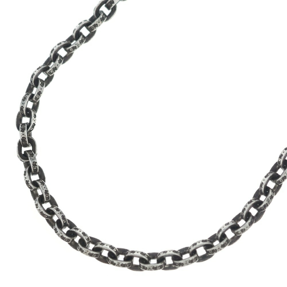 CHROME HEARTS(クロムハーツ) 大いさ:24INCH OLD PAPER CHAIN 年寄りの 24 ペーパーチェーンネックレス 24inch しろがね色 BCA088【中古】【座標軸B】【色合いしろがね色】【取りまわしバス発着場渋谷】