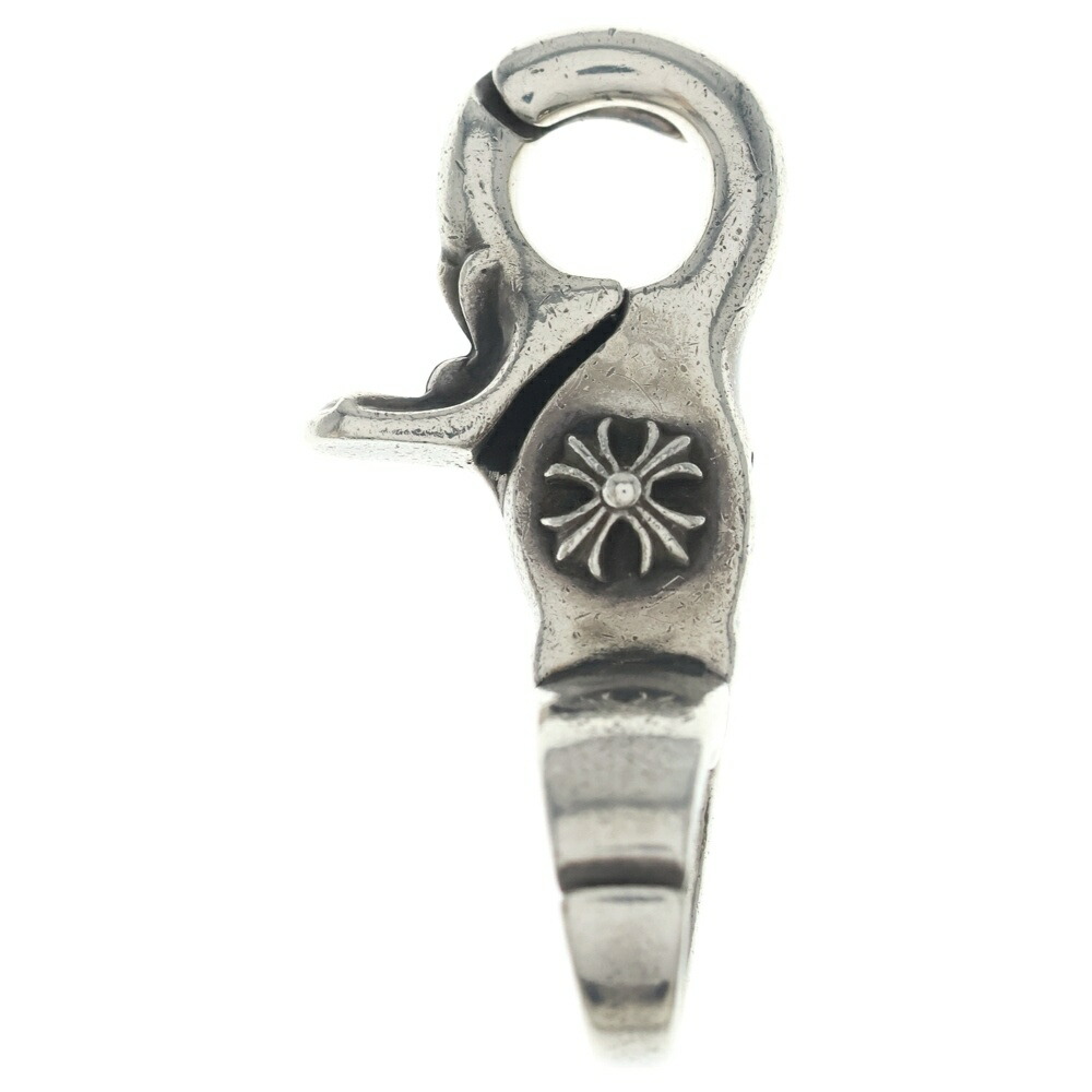 CHROME HEARTS(クロムハーツ) QUICK CLIP CH CROSS クイックゼムクリップ CH差し交わす しろがね色 BCA078【中古】【座標軸B】【色つやしろがね色】【取りまわしバス発着場BRING WASTE_NOT】