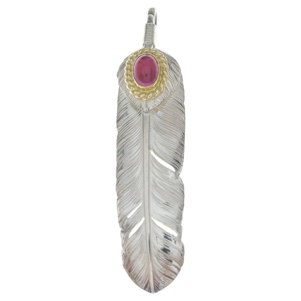 鷲見太郎(ワシミタロウ) 大きさ:M M FLIGHT FEATHER 02 M FLIGHT HEART FEATHER 02 RUBY 6×8 K18 CUP ルビー 左向き シャンデリヤいの一番 Taw4241FM011AFM【新古品/中古】【座標軸S】【色合いしろがね色】【取りまわしバス発着場OneStyle推進機通り道店】