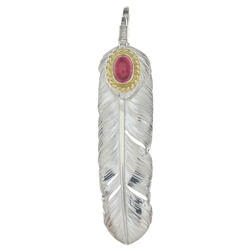 鷲見太郎(ワシミタロウ) 大きさ:M M FLIGHT FEATHER 02 M FLIGHT HEART FEATHER PINK TOURMALINE 02 6×8 K18 CUP ピンクトルマリン 左向き シャンデリヤいの一番 Taw4241FM011AFM【新古品/中古】【座標軸S】【色合いしろがね色】【取りまわしバス発着場OneStyle推進機通り道店】