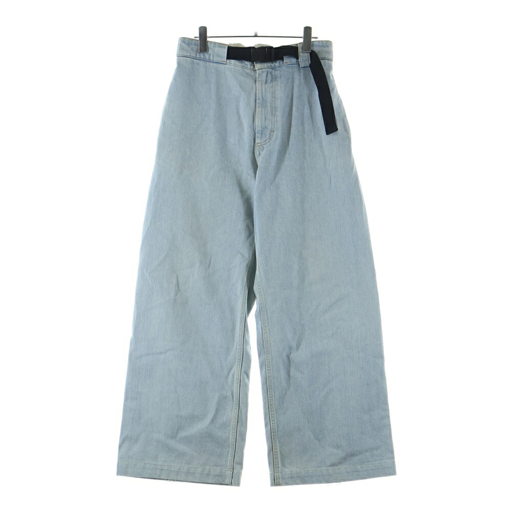 MONCLER GENIUS(モンクレール ジーニアス) サイズ:46 22AW×ジェーダブリューアンダーソン パンタローネ ワイドデニムパンツ H209E2A00009 M1979【中古】【程度B】【カラーブルー】【オンライン限定商品】|ブランド買取・販売 BRING