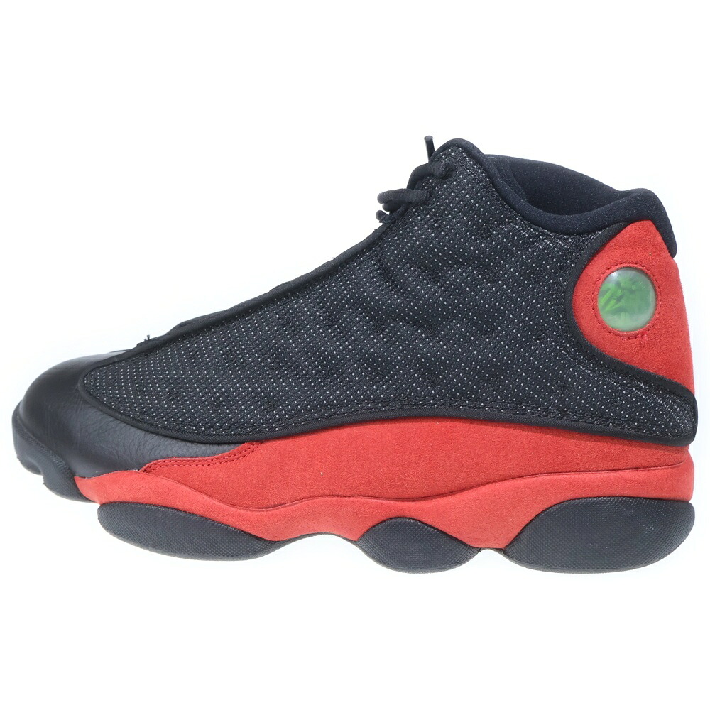NIKE(ナイキ) 大きさ:28.5珊 AIR JORDAN 13 RETRO BRED エアジョーダン13 レトロ 食パン ハイカットスニーカー 黒いこと/赤いこと US10.5/28.5珊 414571-004【中古】【度合いB】【色つや黒いこと】【オンライン押さえる商いもの】