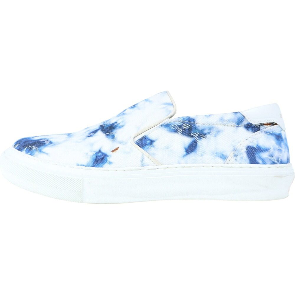 LOUIS VUITTON(ルイヴィトン) 大きさ:7 トロカデライン スリッポン ローカットスニーカー 白いこと/青碧【中古】【度合いB】【色つや白いこと】【取りまわしバス発着場新宿】